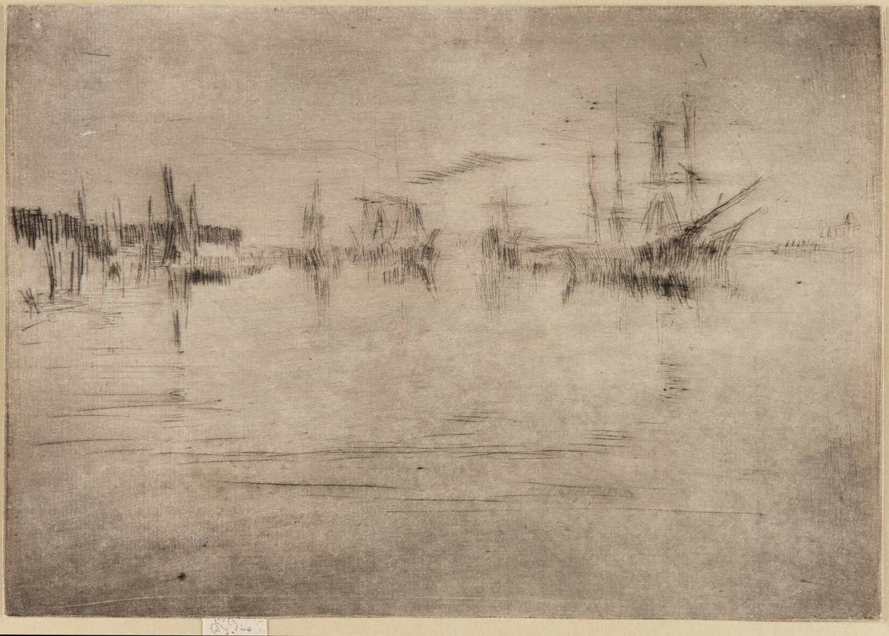 Nocturne Shipping, 1879-1880 - James Abbott McNeill Whistler