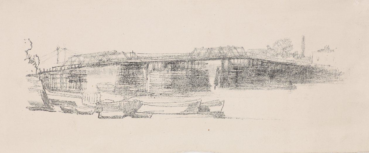 Vieux pont de Battersea, n° 2, 1878-1879 - James Abbott McNeill Whistler
