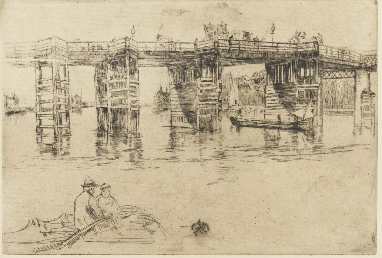Vieux Pont de Putney - James Abbott McNeill Whistler