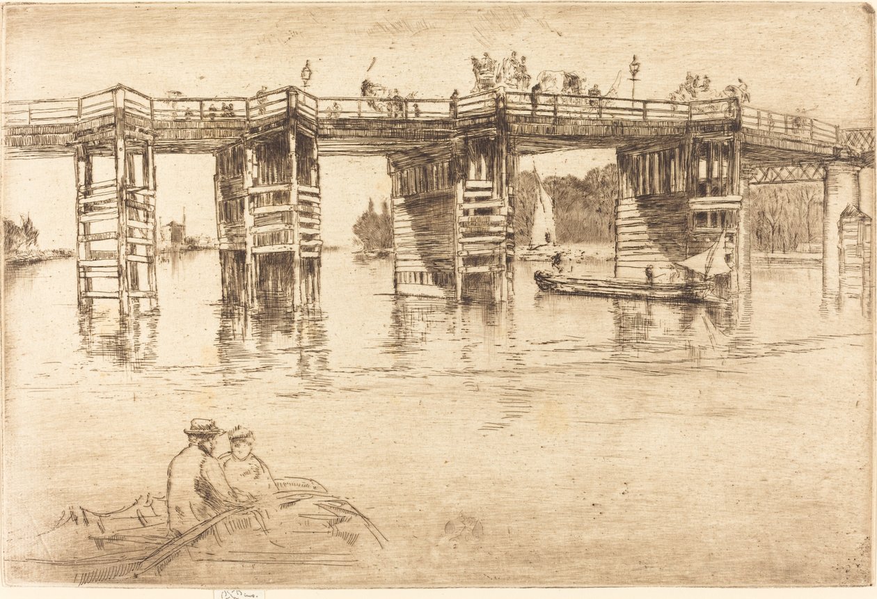 Vieux pont de Putney, 1879 - James Abbott McNeill Whistler