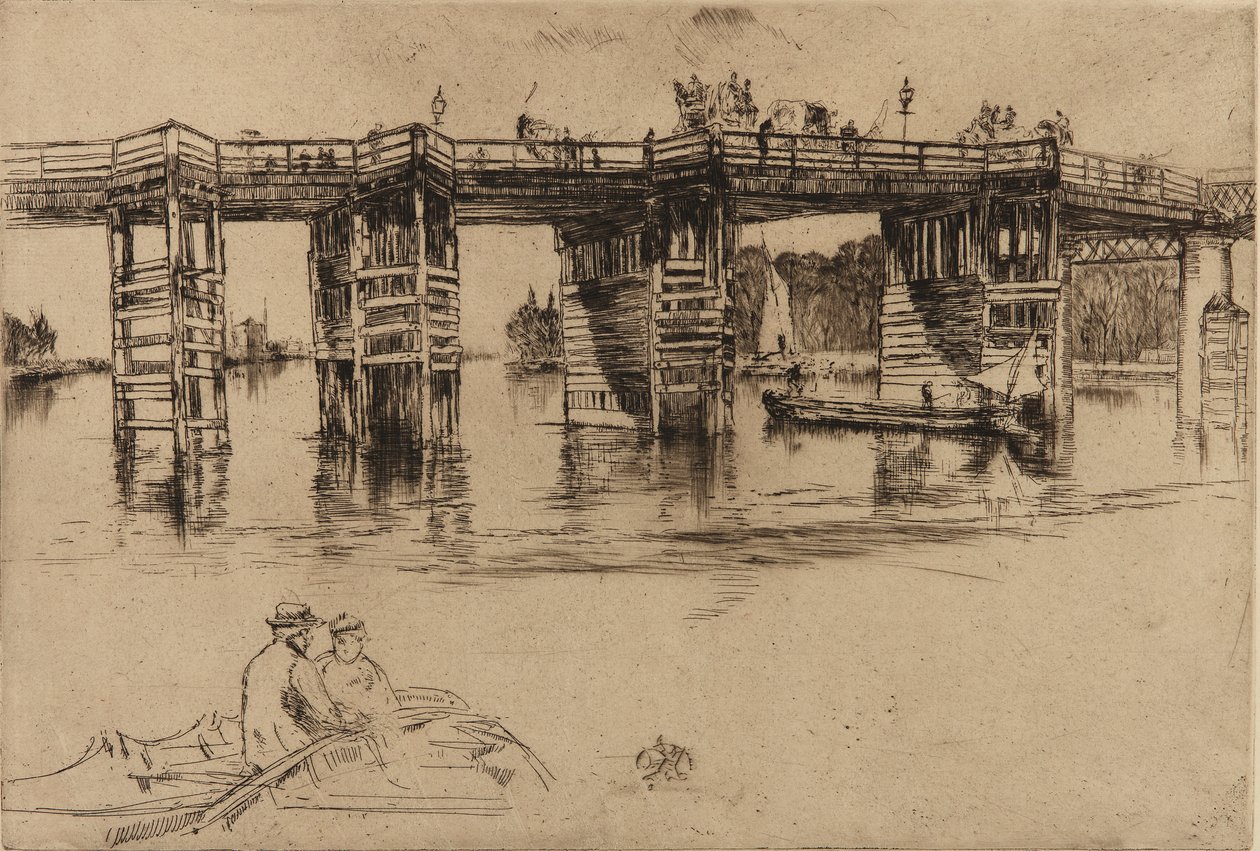 Vieux Pont de Putney, 1879 - James Abbott McNeill Whistler