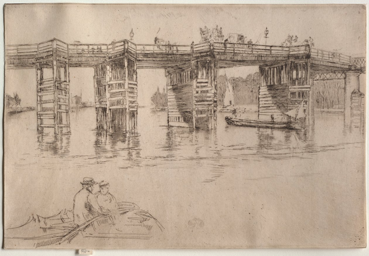 Vieux pont de Putney, 1879 - James Abbott McNeill Whistler