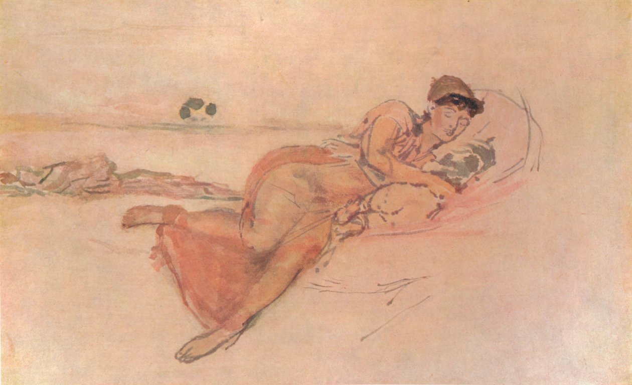 Rose et rose, Le sommeil des mères, vers 1895, 1904 - James Abbott McNeill Whistler