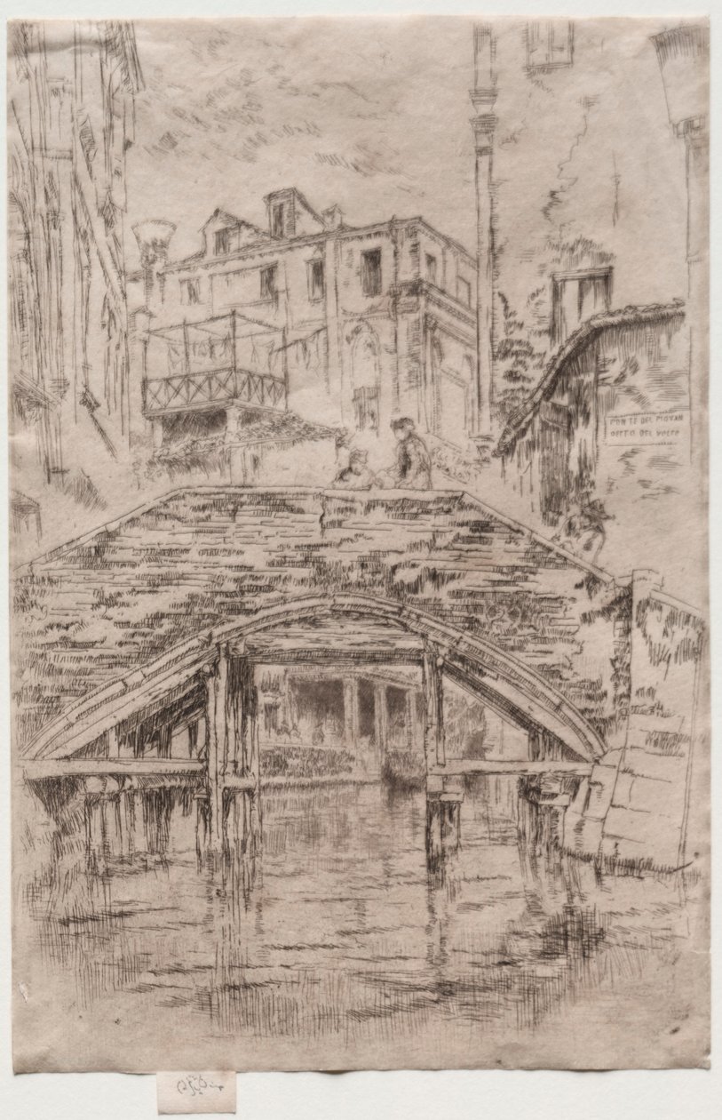 Ponte del Piovan, 1886 - James Abbott McNeill Whistler