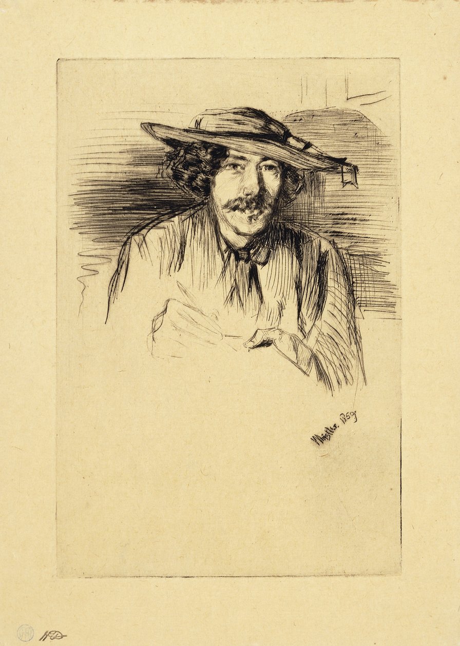 Portrait de Whistler, 1859 - James Abbott McNeill Whistler