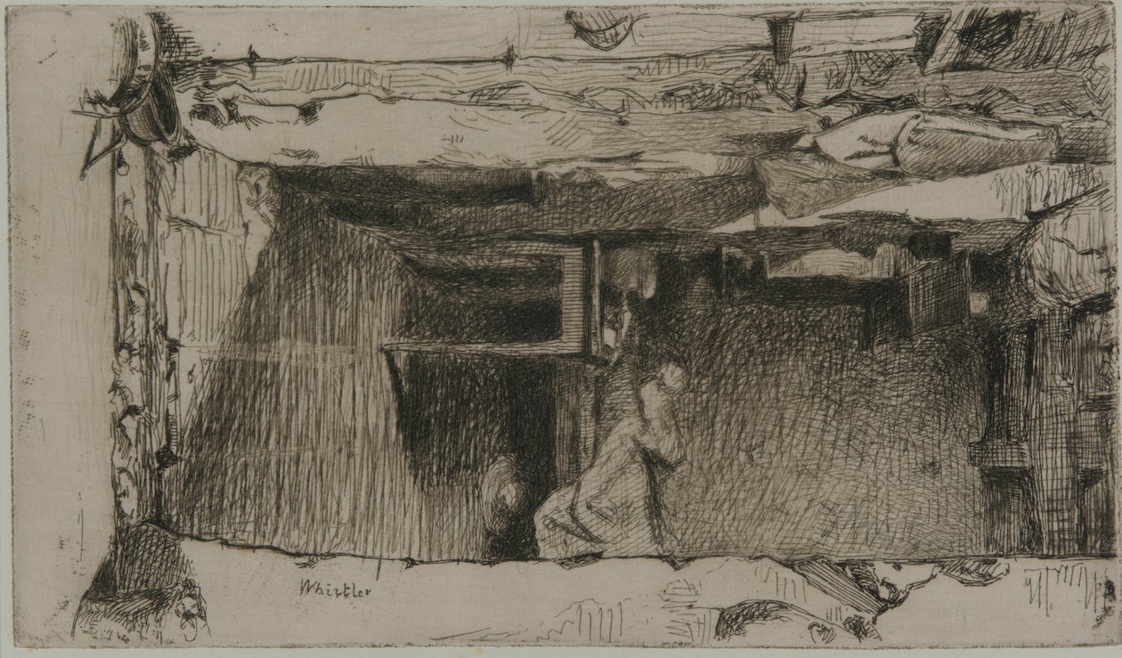 Chiffonniers, Quartier Mouffetard, Paris - James Abbott McNeill Whistler
