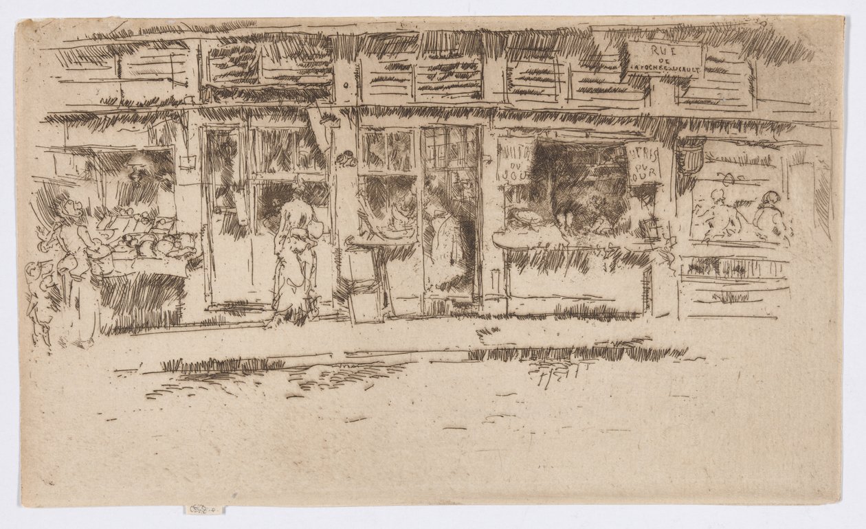 Rue de la Rochefoucault - James Abbott McNeill Whistler