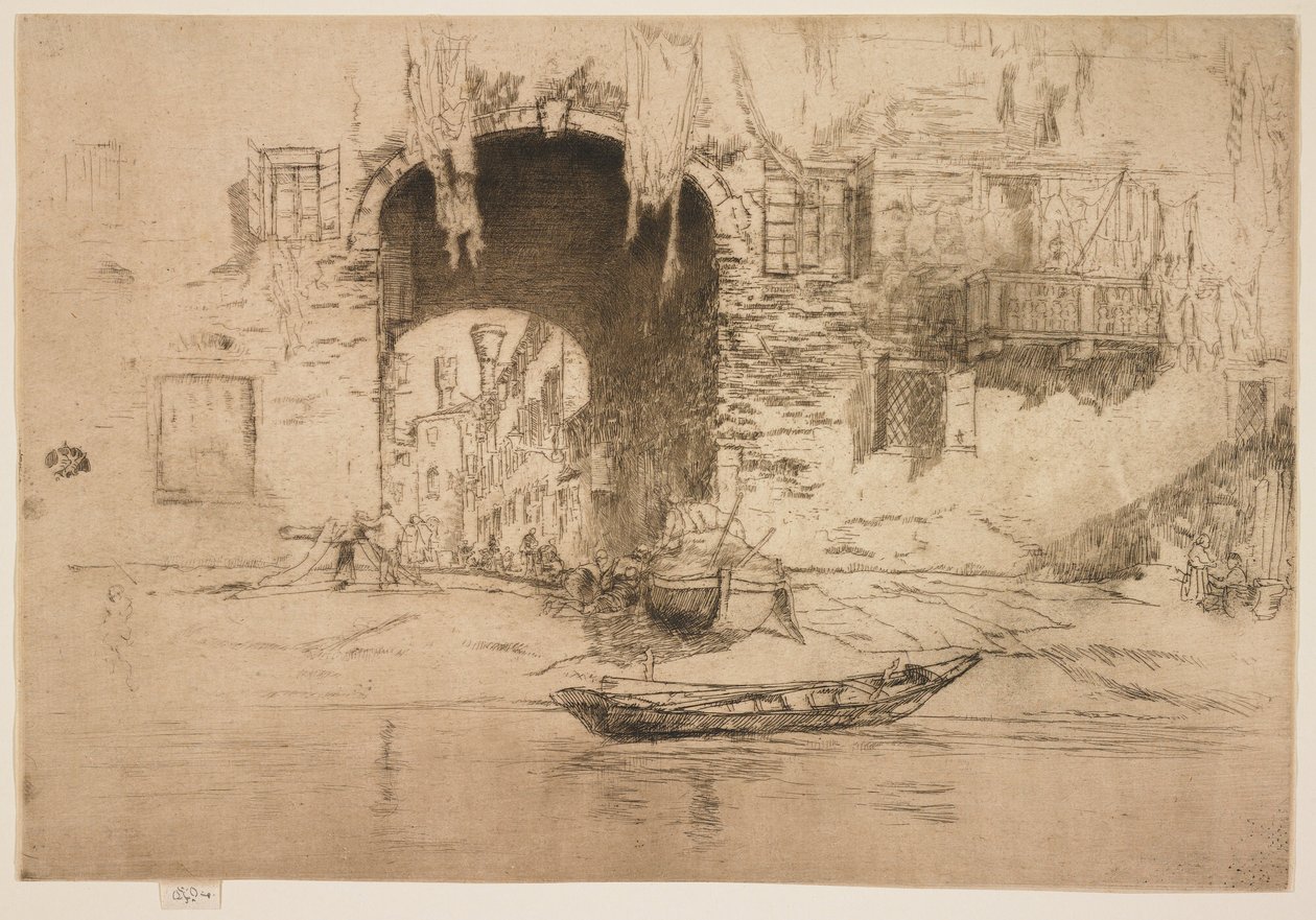 San Biagio de la deuxième série vénitienne - James Abbott McNeill Whistler
