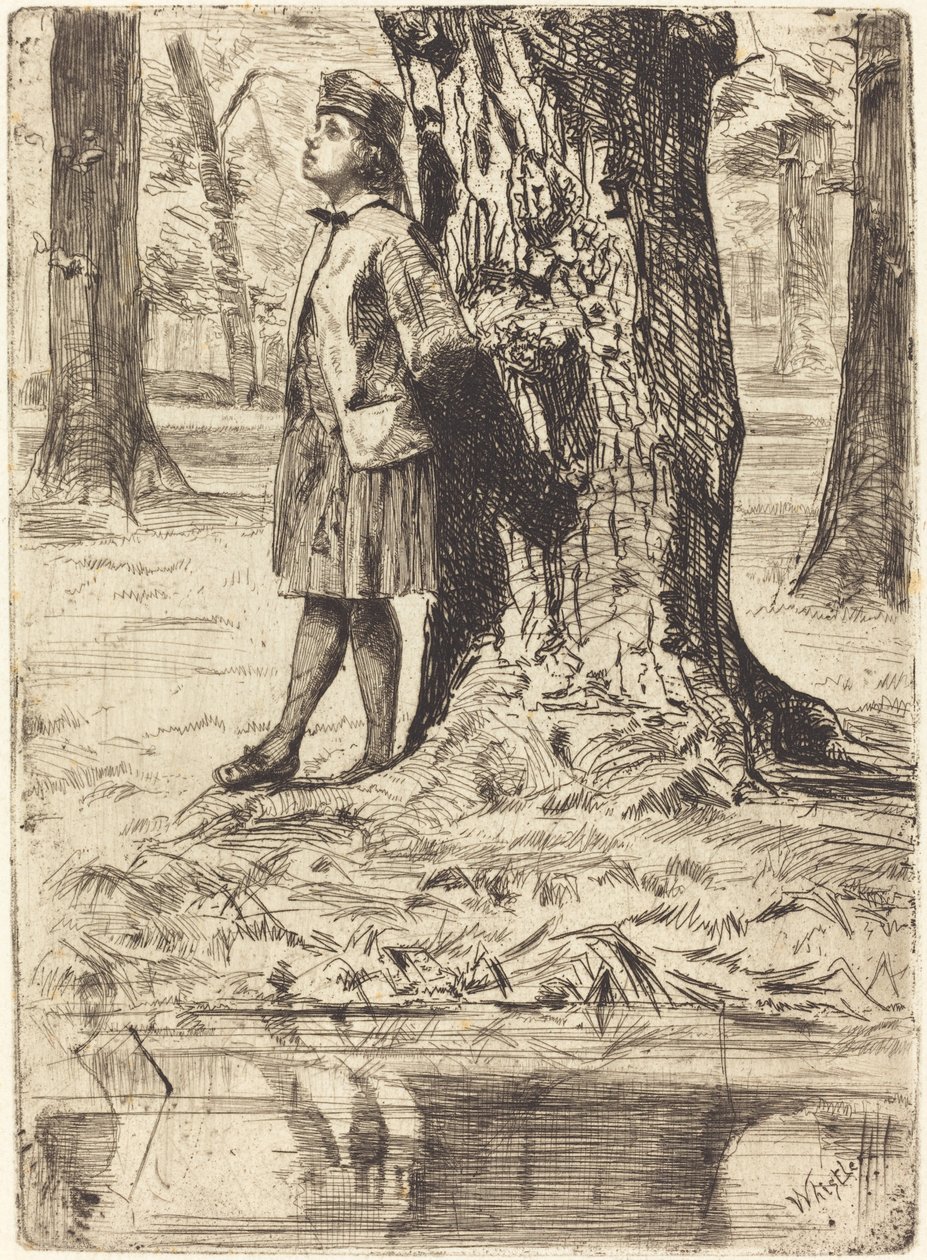 Seymour sous un arbre, 1859 - James Abbott McNeill Whistler