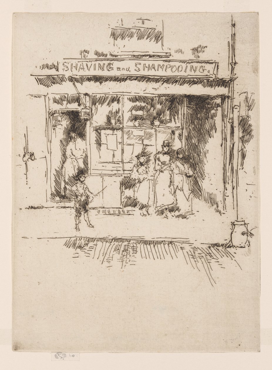 Rasage et shampooing, vers 1886-88 - James Abbott McNeill Whistler