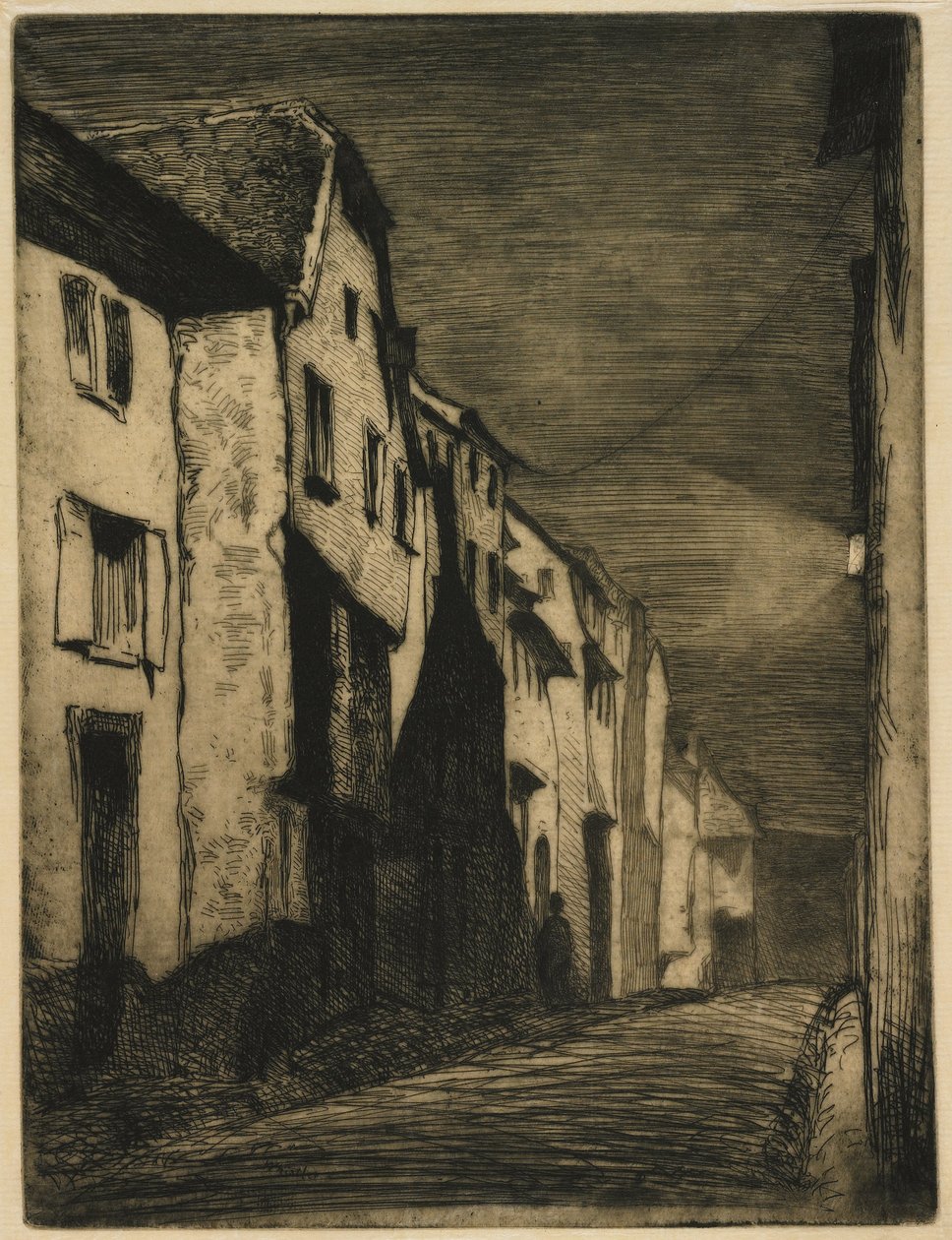 Rue de Saverne - James Abbott McNeill Whistler