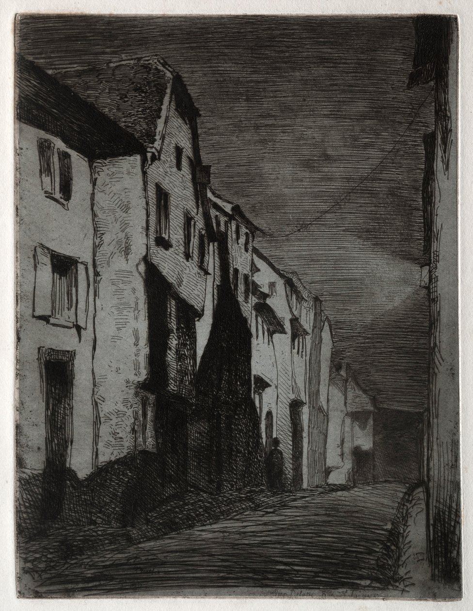 Rue à Saverne - James Abbott McNeill Whistler