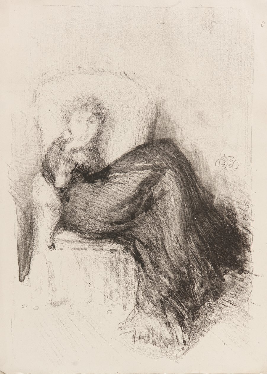 Étude - Maude assise - James Abbott McNeill Whistler