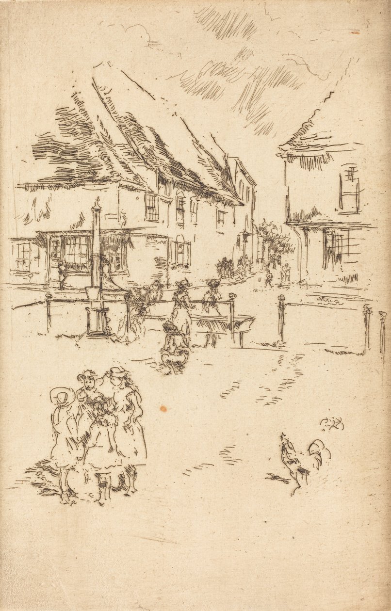 Le coq et la pompe, vers 1887 - James Abbott McNeill Whistler