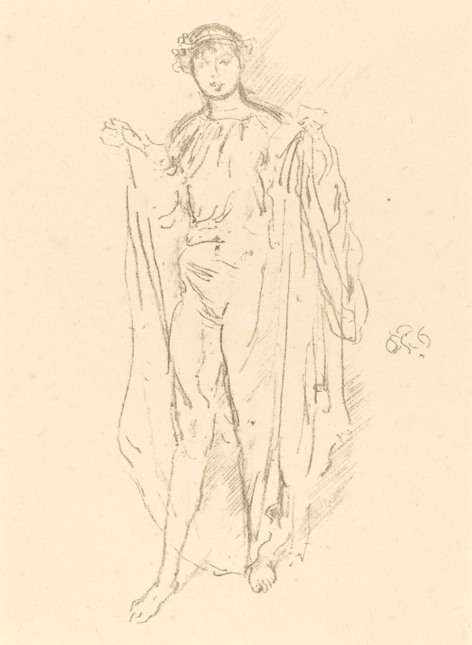 La Fille, vers 1891 - James Abbott McNeill Whistler