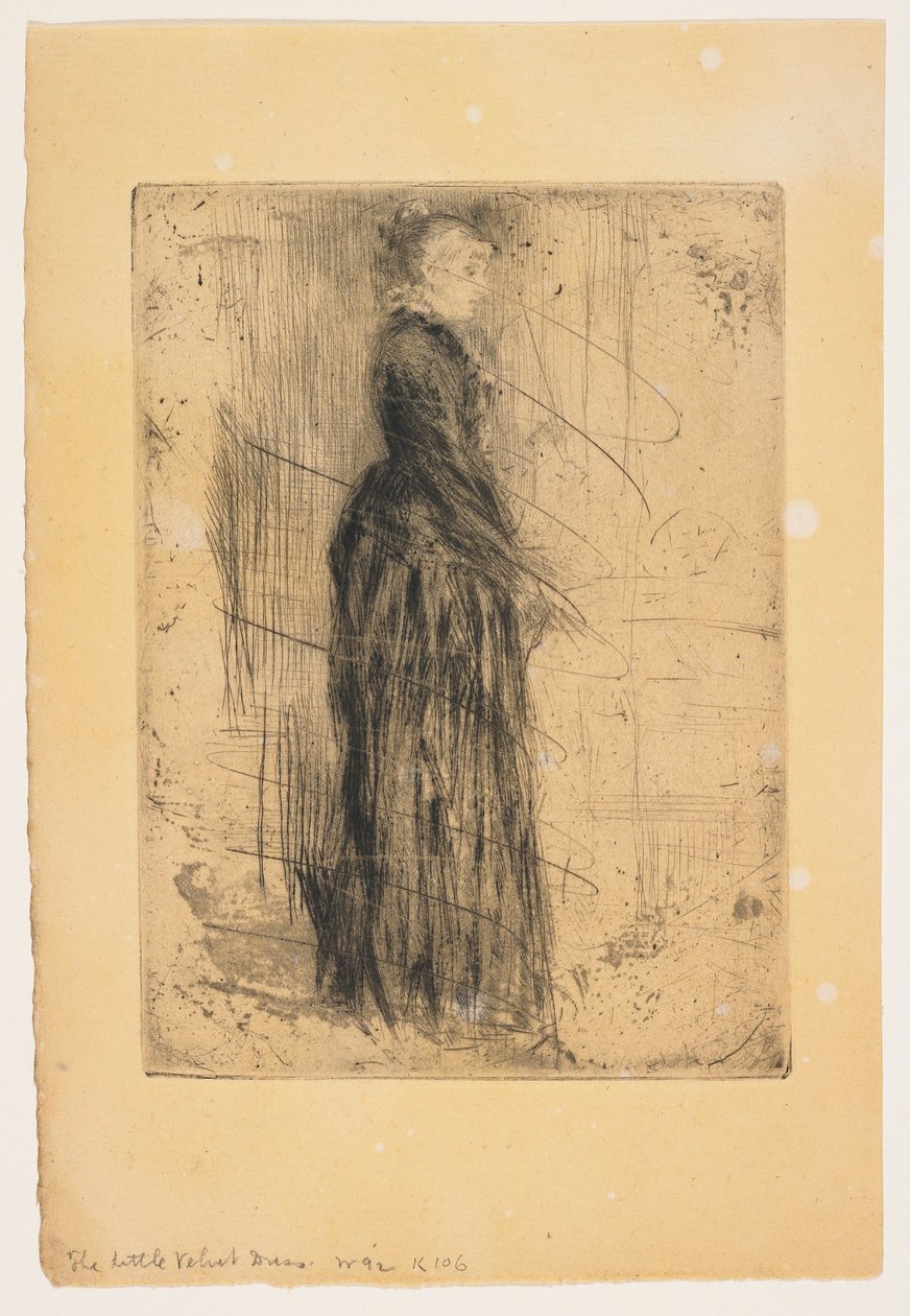 Das kleine Samtkleid - James Abbott McNeill Whistler