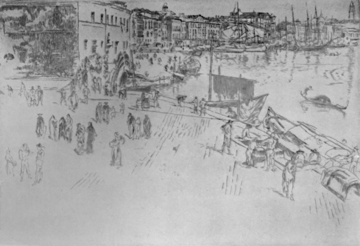 La Riva n° 1, 1879-1880 - James Abbott McNeill Whistler
