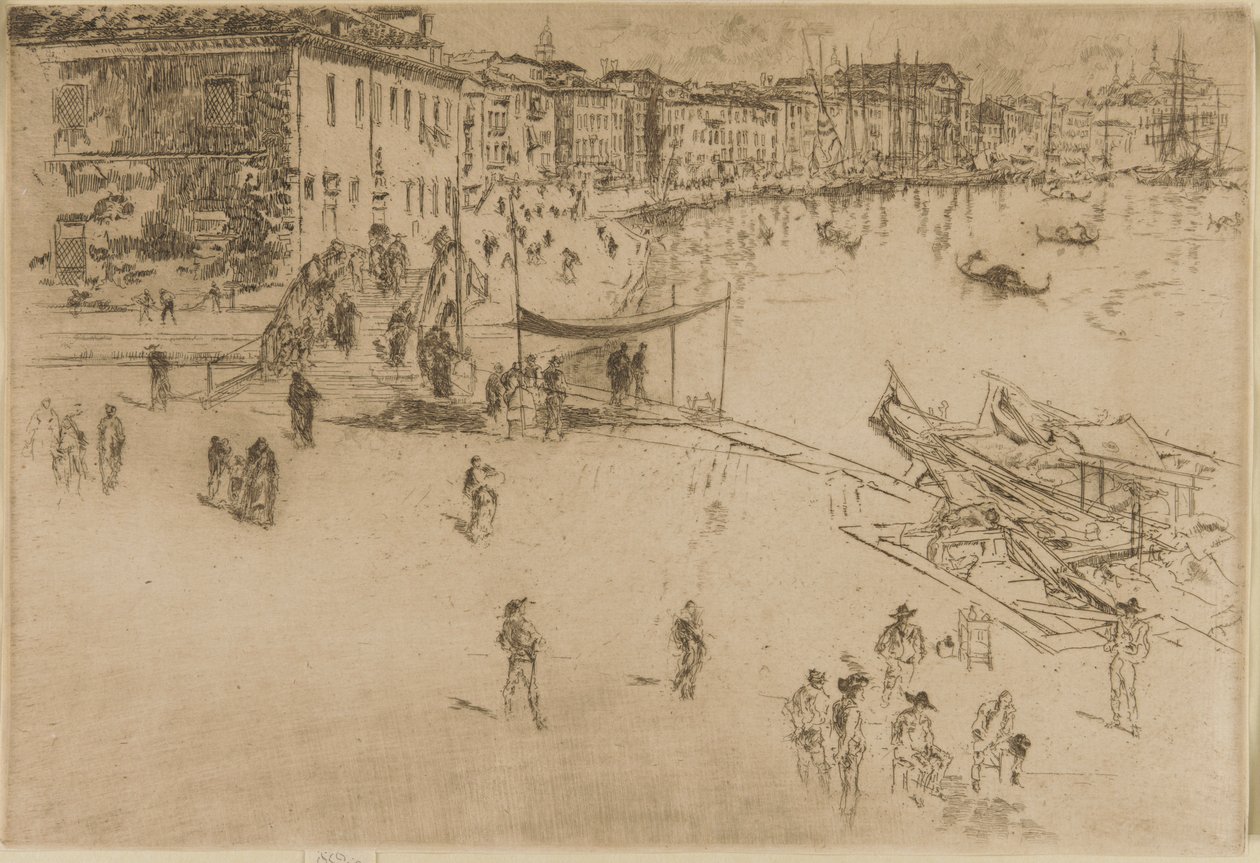 La Riva, No. 2 - James Abbott McNeill Whistler