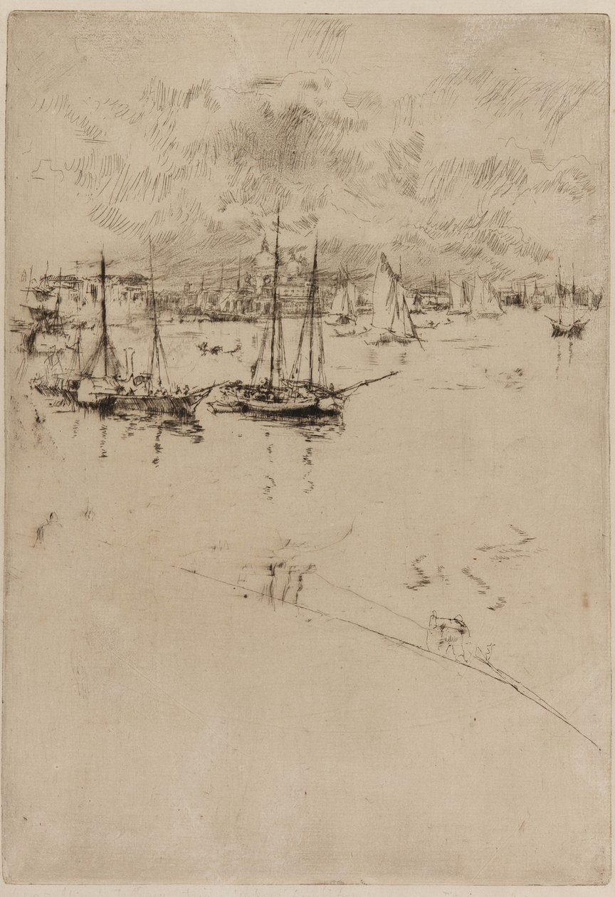 Le bateau à vapeur, Venise - James Abbott McNeill Whistler