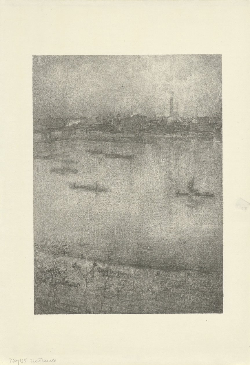 La Tamise - James Abbott McNeill Whistler