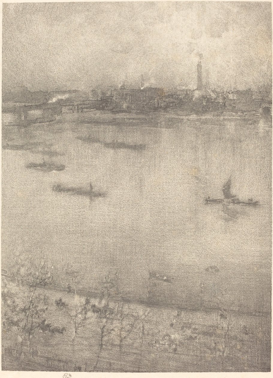 La Tamise - James Abbott McNeill Whistler