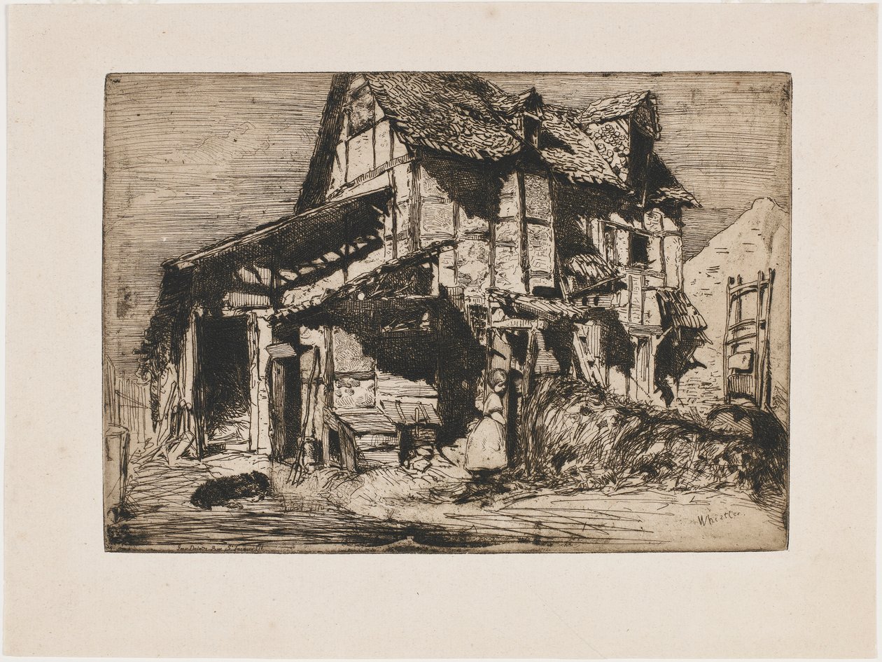 Le Logement Dangereux - James Abbott McNeill Whistler