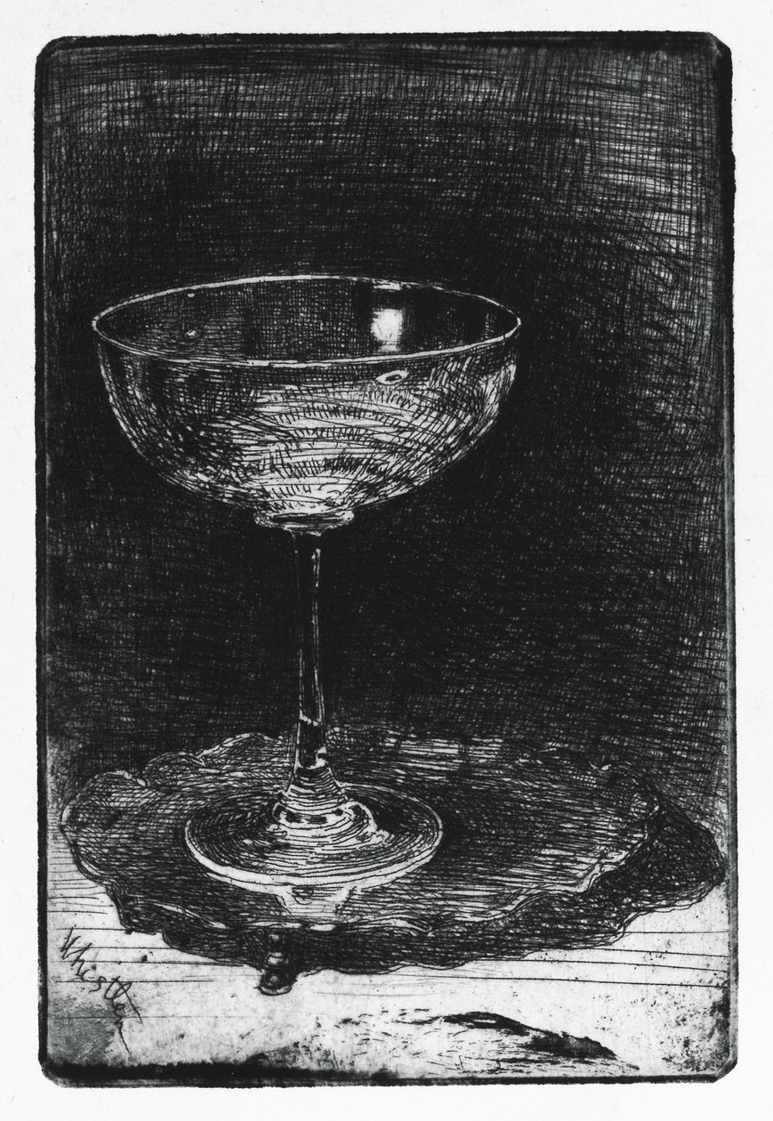 Le Verre de vin - James Abbott McNeill Whistler