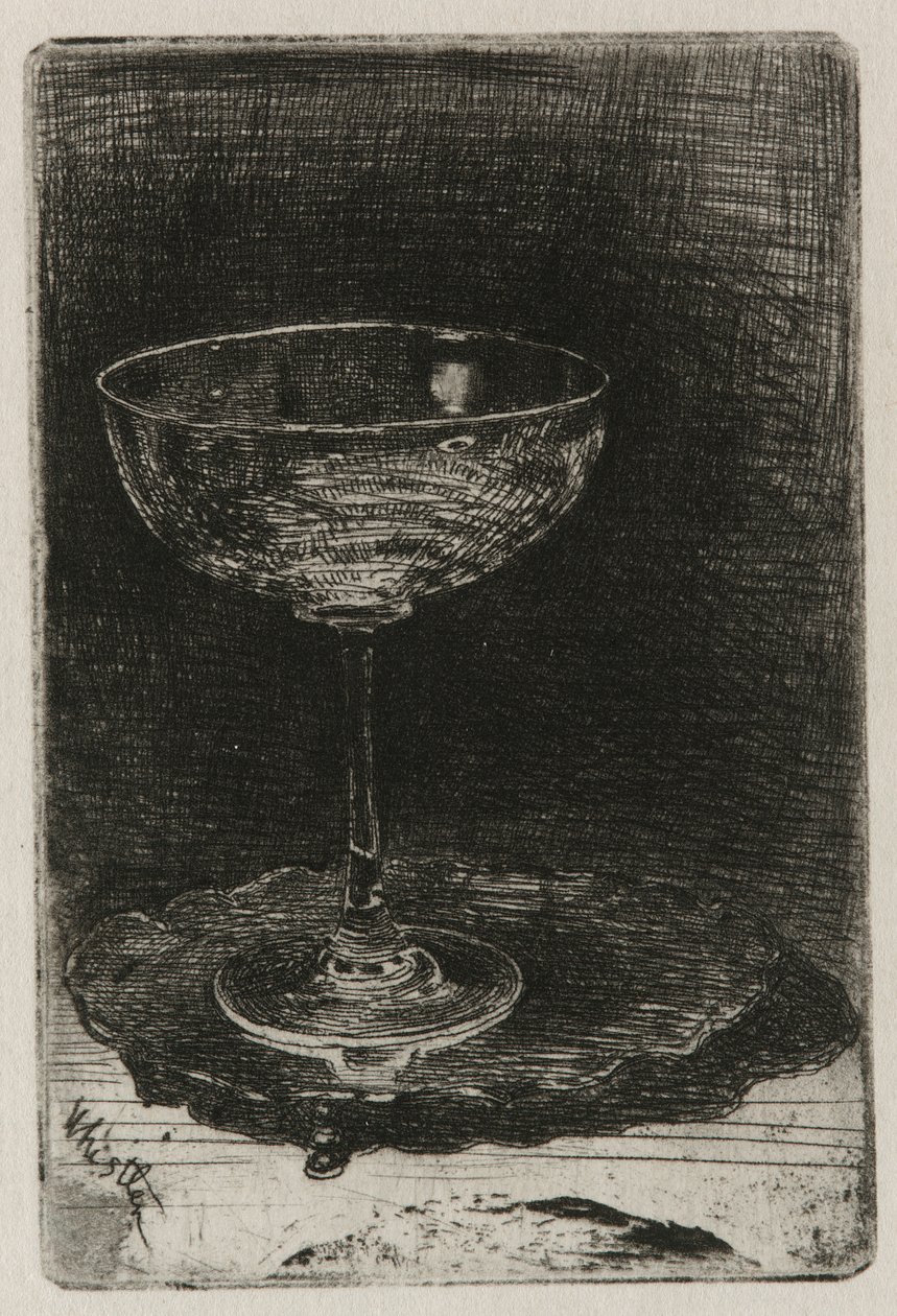 Le verre de vin - James Abbott McNeill Whistler