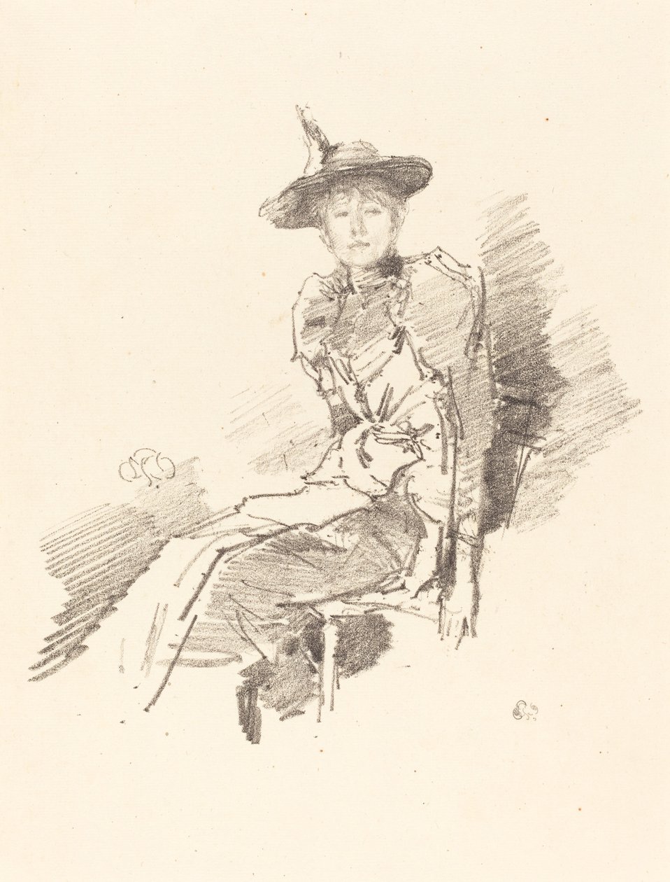 Le Chapeau Ailé, 1890 - James Abbott McNeill Whistler