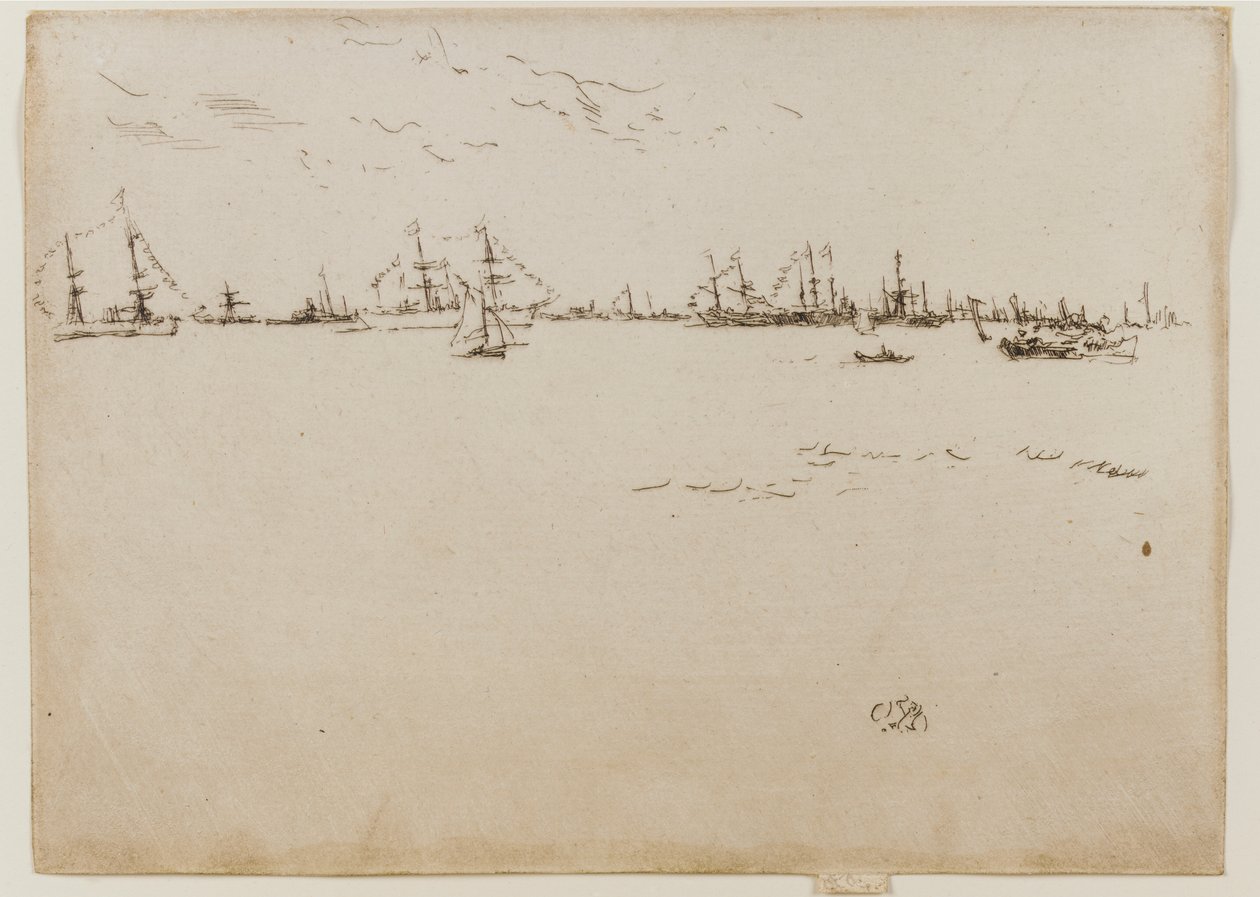 Navires de troupes, 1887 - James Abbott McNeill Whistler