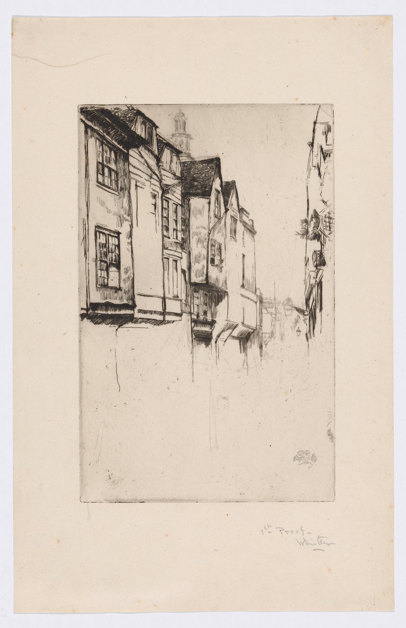 Wych Street, Londres - James Abbott McNeill Whistler