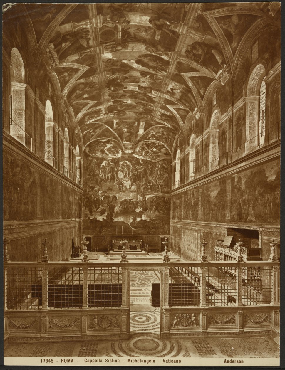 La chapelle Sixtine de Michel-Ange - James Anderson