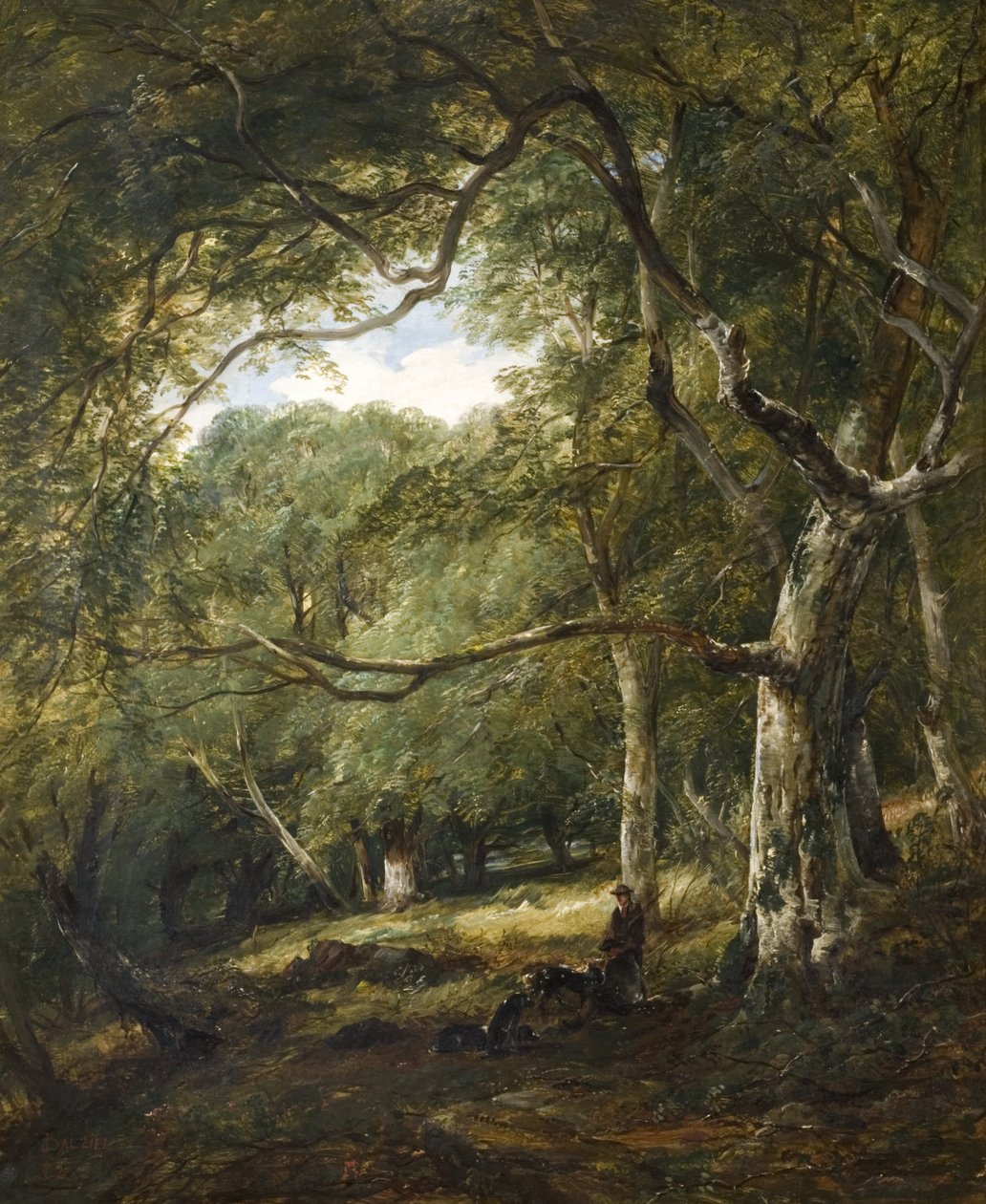 Figures dans les bois - James B. Dalziel