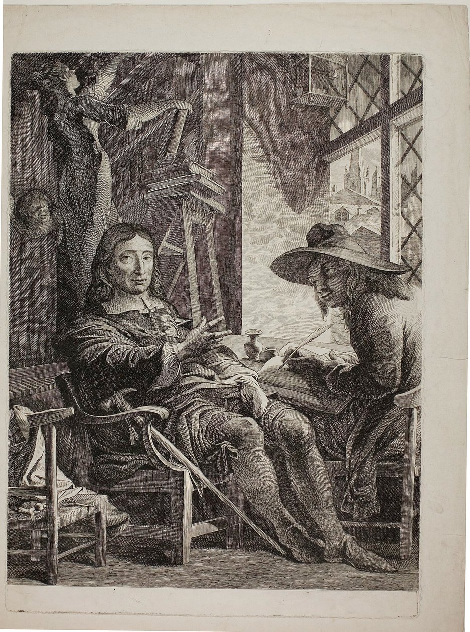 Milton Dictant à Ellwood le Quaker - James Barry