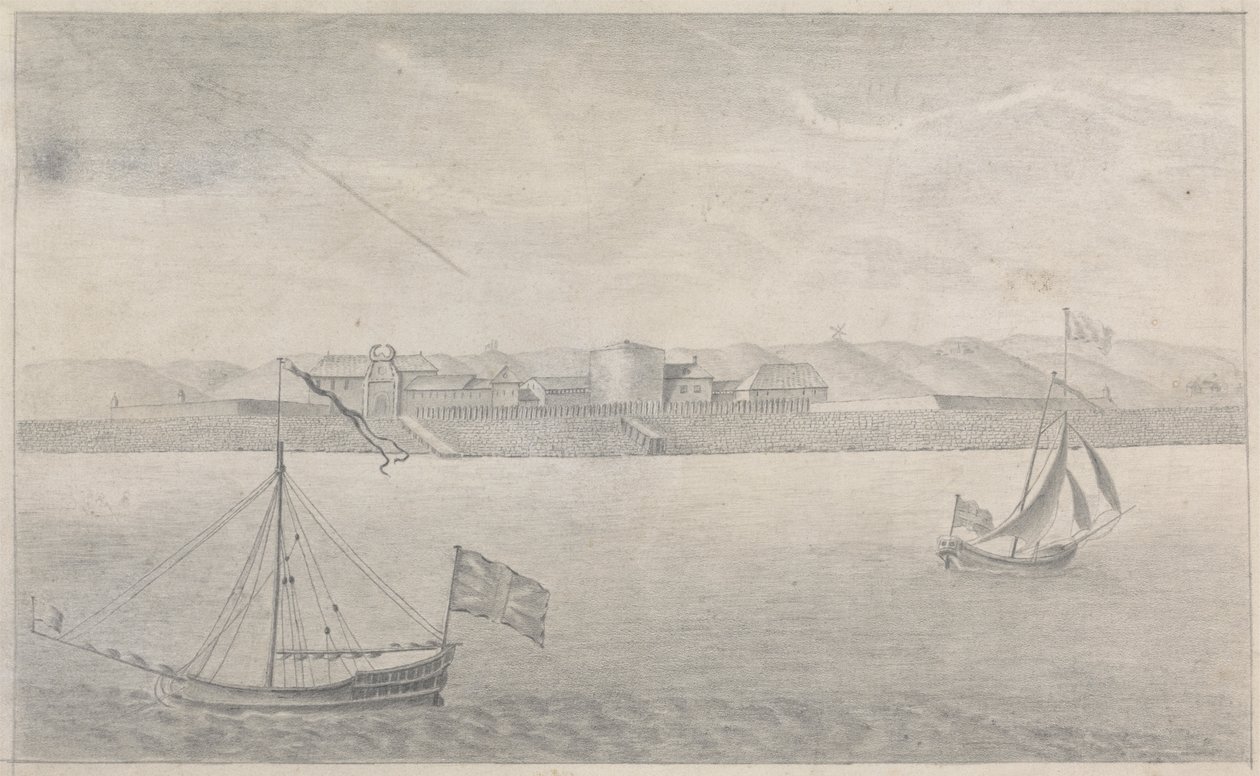 Bateaux dans un port - James Bruce