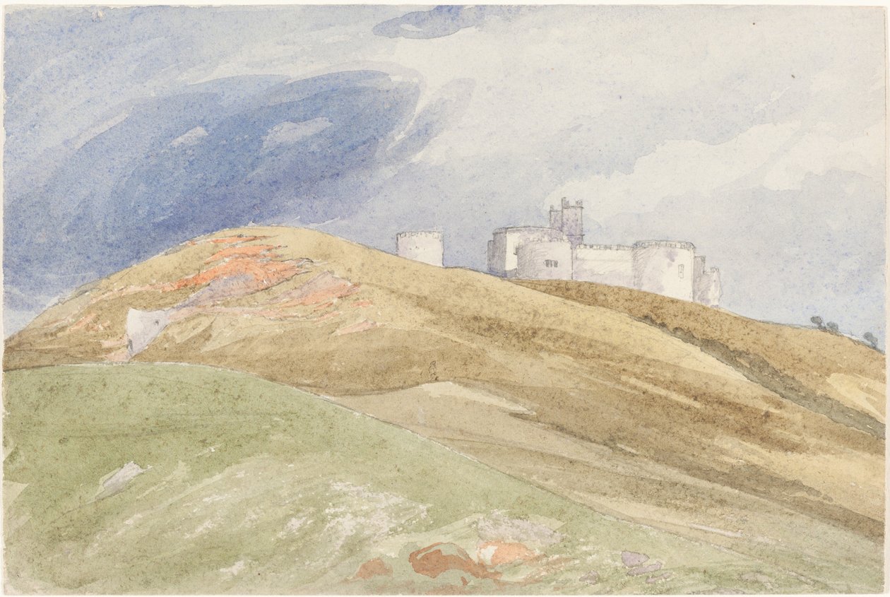 Château sur une colline, première moitié du 19e siècle - James Bulwer