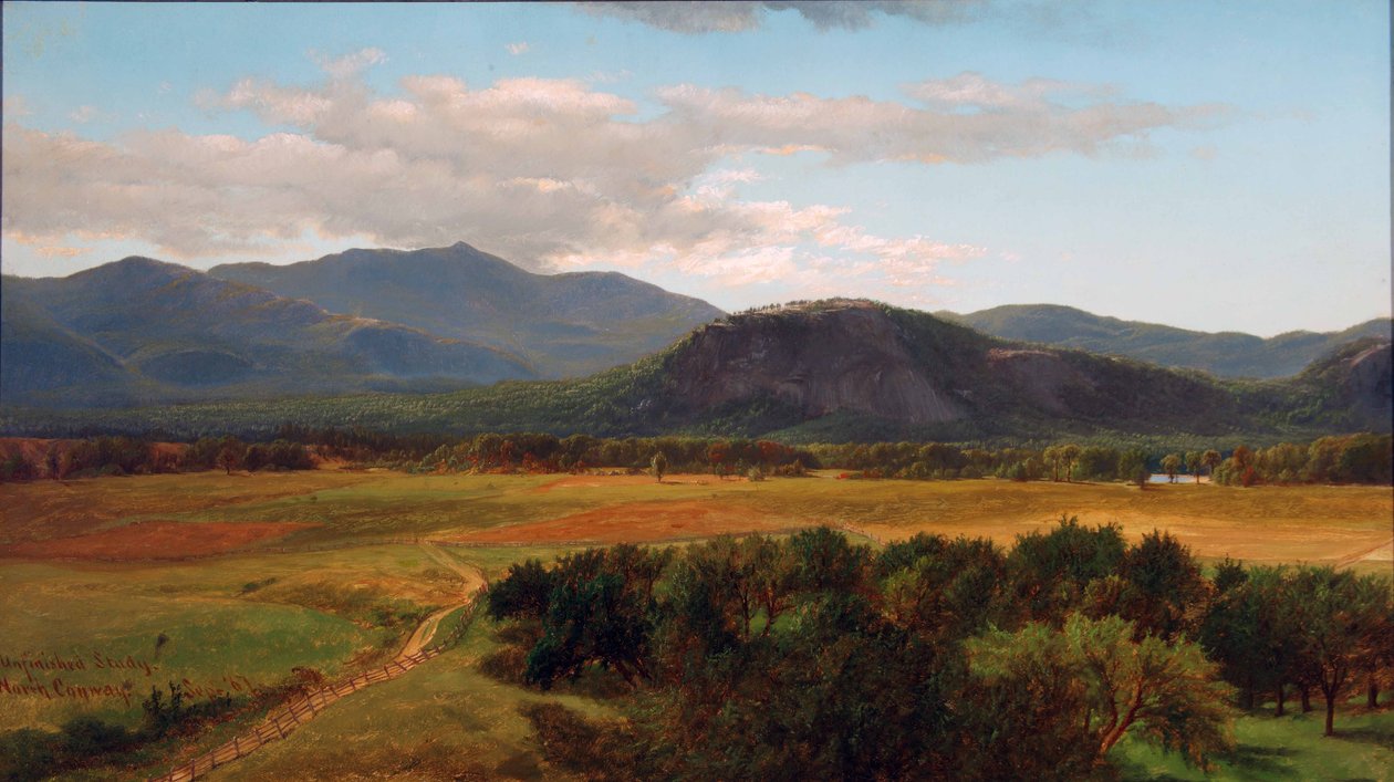 Moat Mountain et White Horse Ledge, étude, North Conway, New Hampshire - James David Smillie