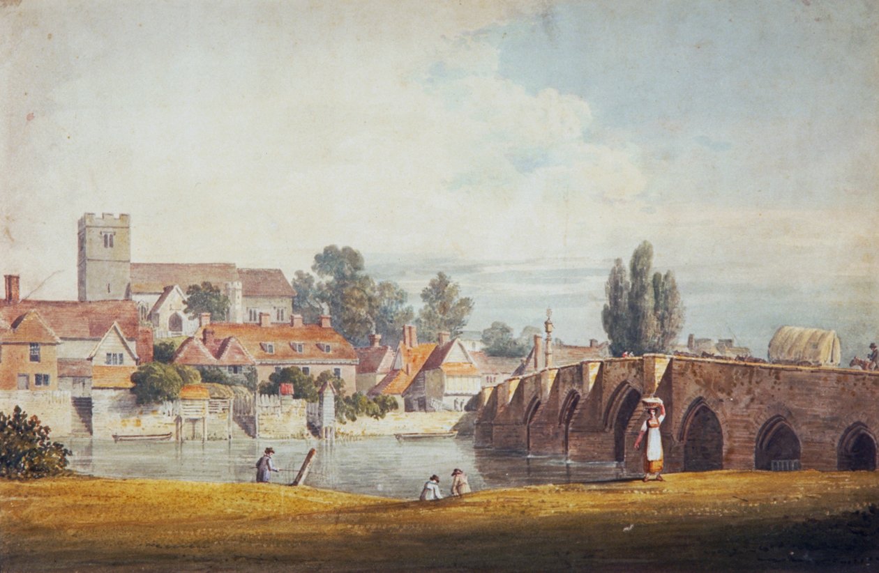 Aylesford, près de Maidstone, Kent, XIXe siècle - James Duffield Harding
