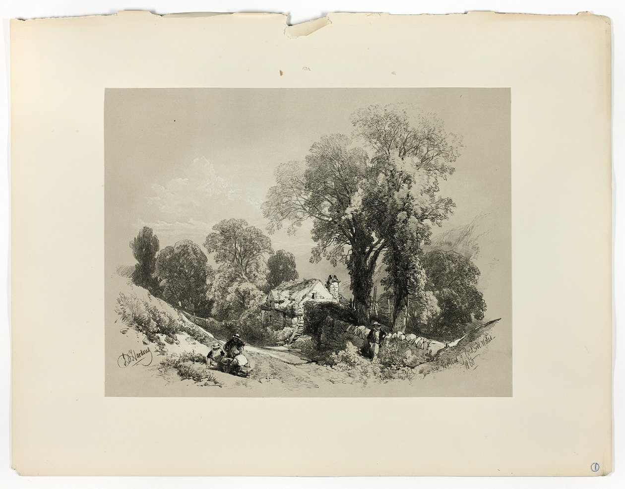Près de Bettws y Coed, N. Pays de Galles, de Sélections Pittoresques - James Duffield Harding