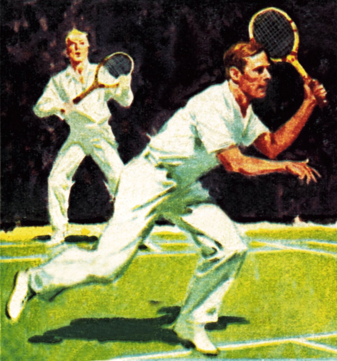 Le roi George VI a participé au double messieurs à Wimbledon en 1926. - James Edwin McConnell