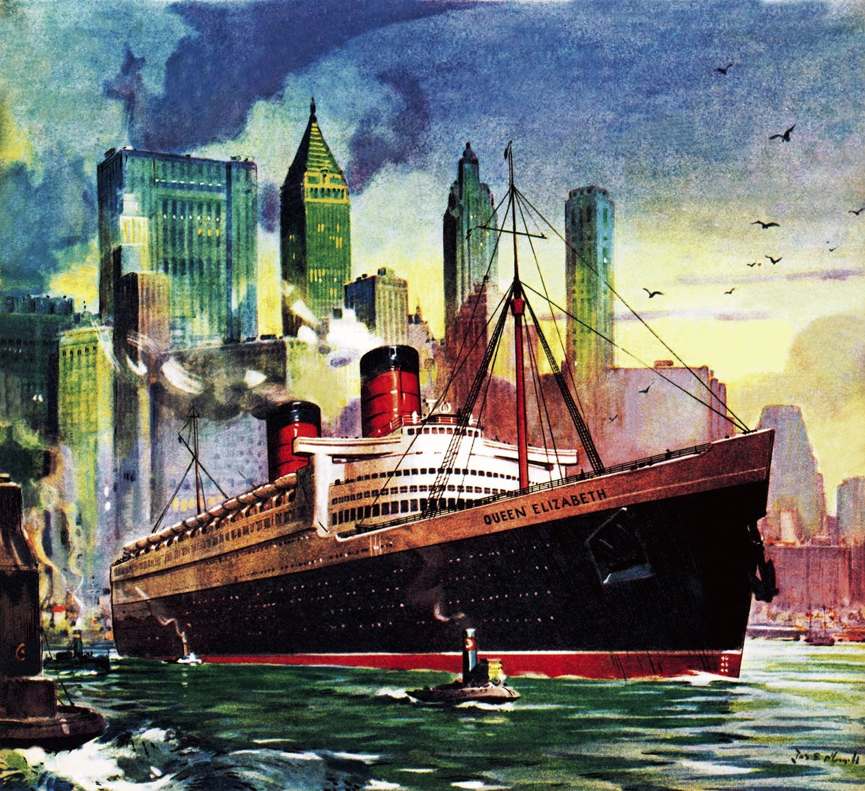 RMS Queen Elizabeth - James Edwin McConnell