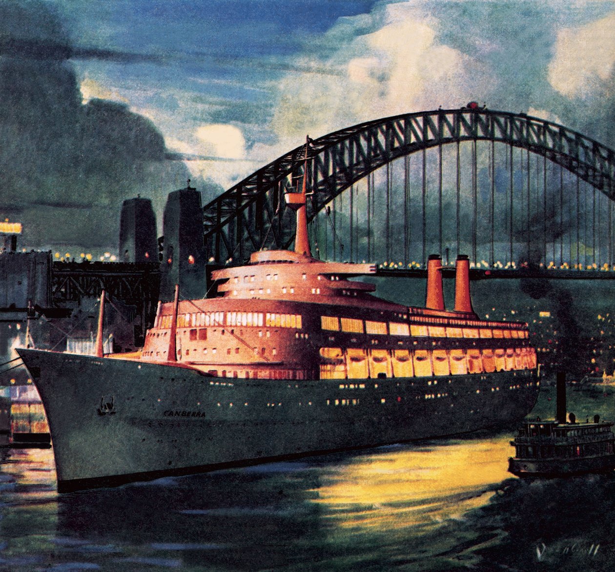 SS Canberra - James Edwin McConnell