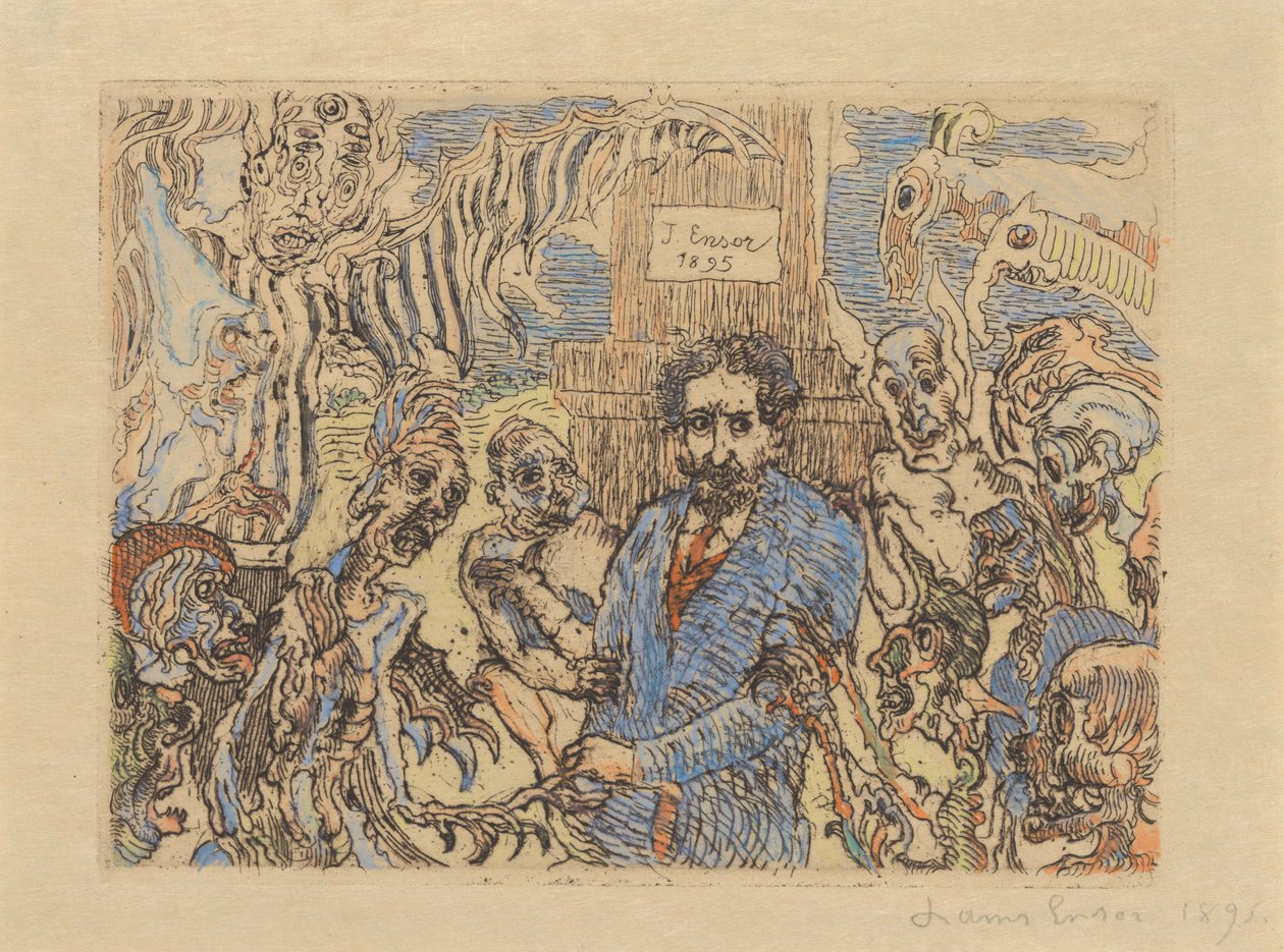 Les démons qui me taquinent - James Ensor