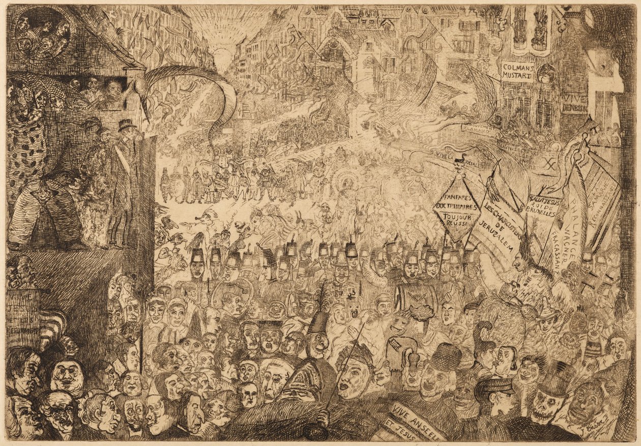 Entrée du Christ à Bruxelles - James Ensor