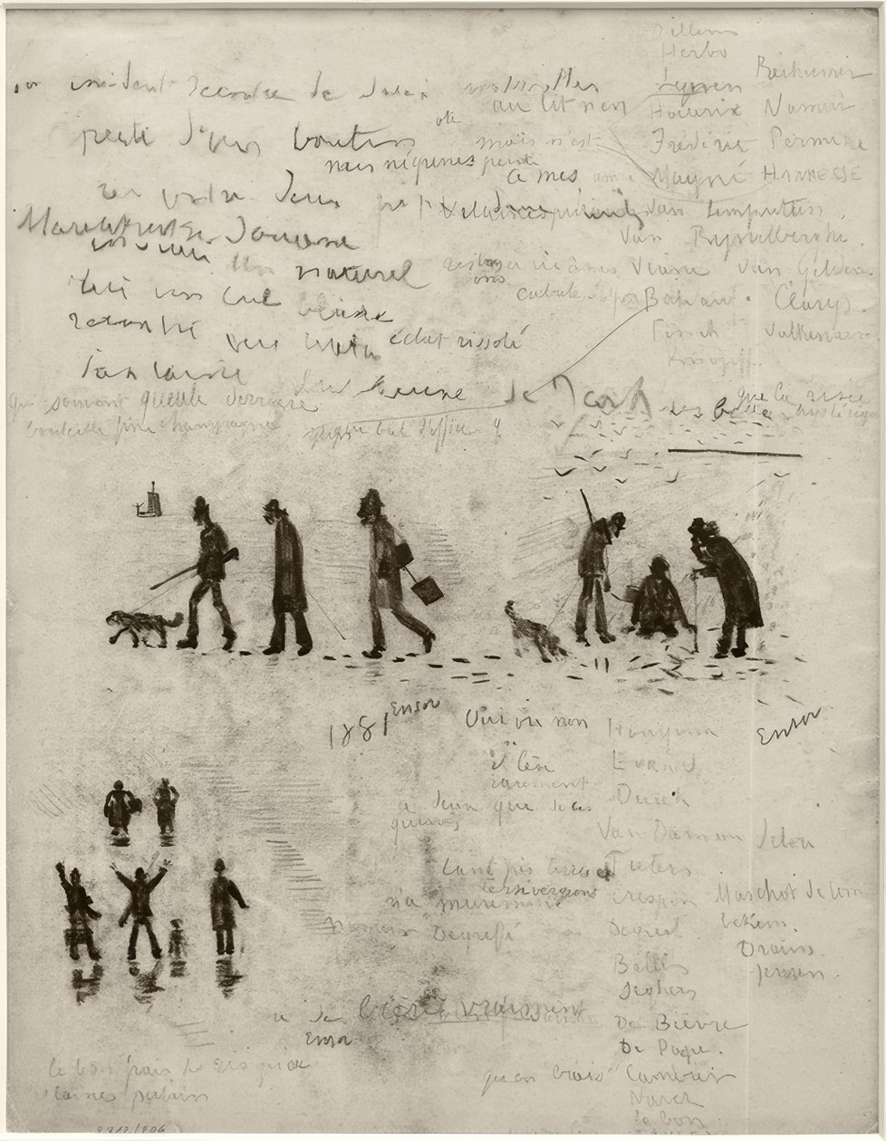 Histoire sans paroles (Chasseur en hiver) - James Sidney Ensor