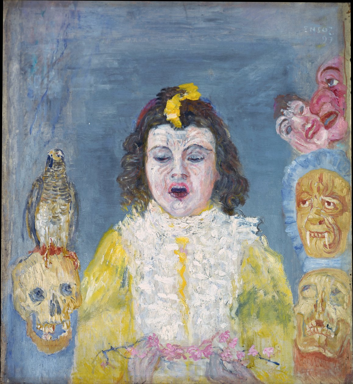 Fille aux masques (Communion) - James Ensor