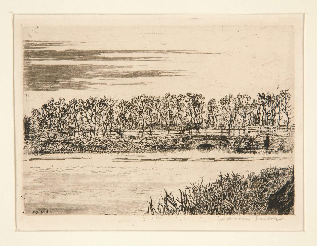 Le pont du bois à Ostende - James Ensor