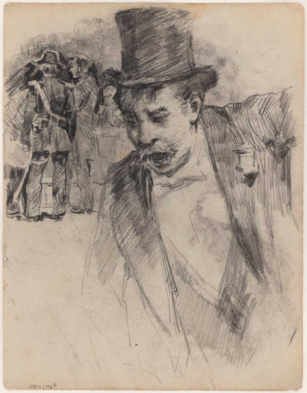 Homme au chapeau haut-de-forme - James Ensor