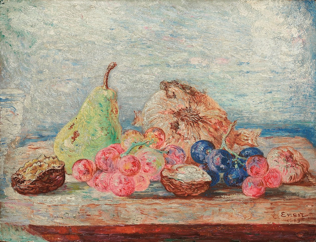 Poires, raisins, noix - James Ensor