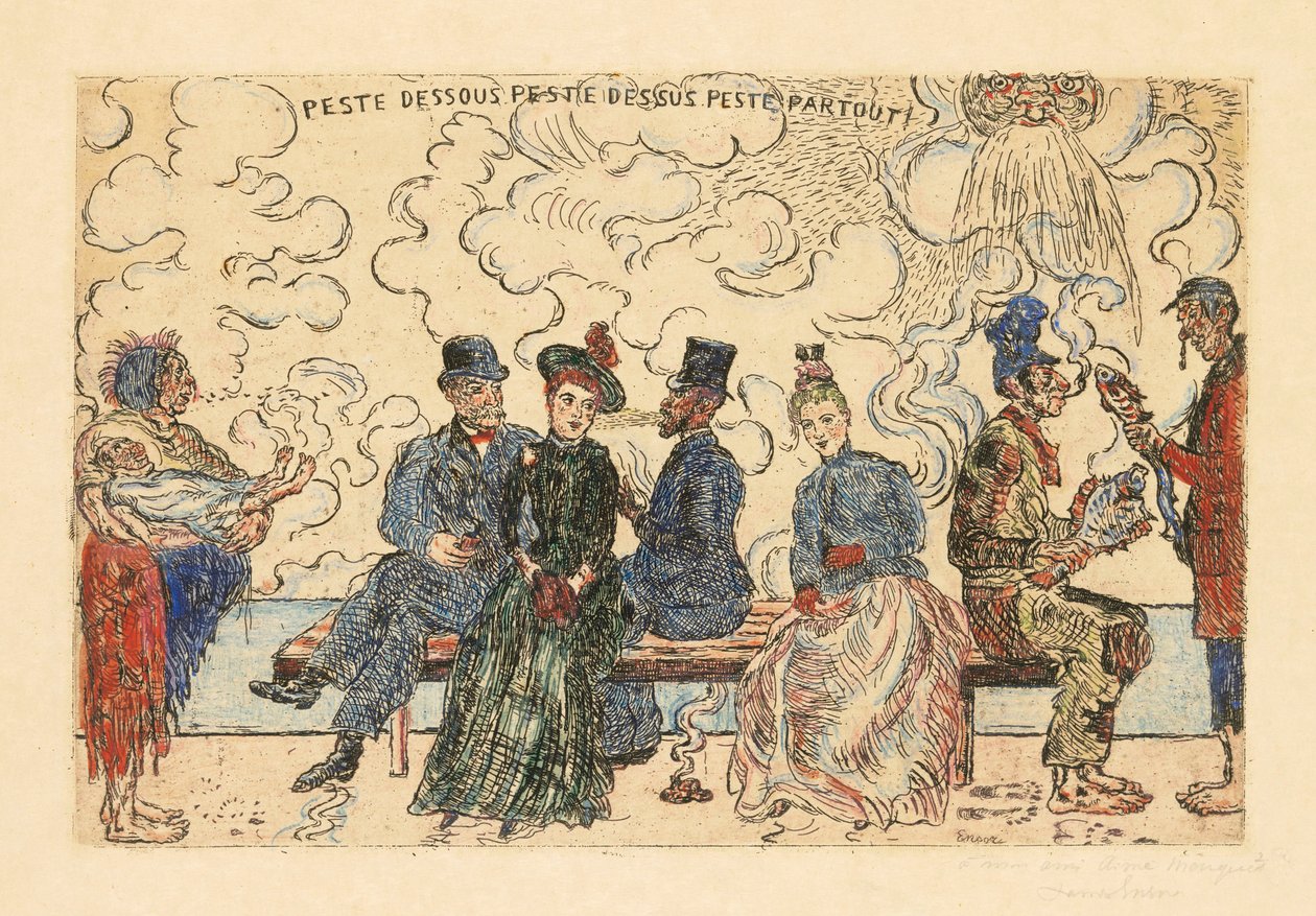 Peste dessous, Peste dessus, Peste partout - James Ensor